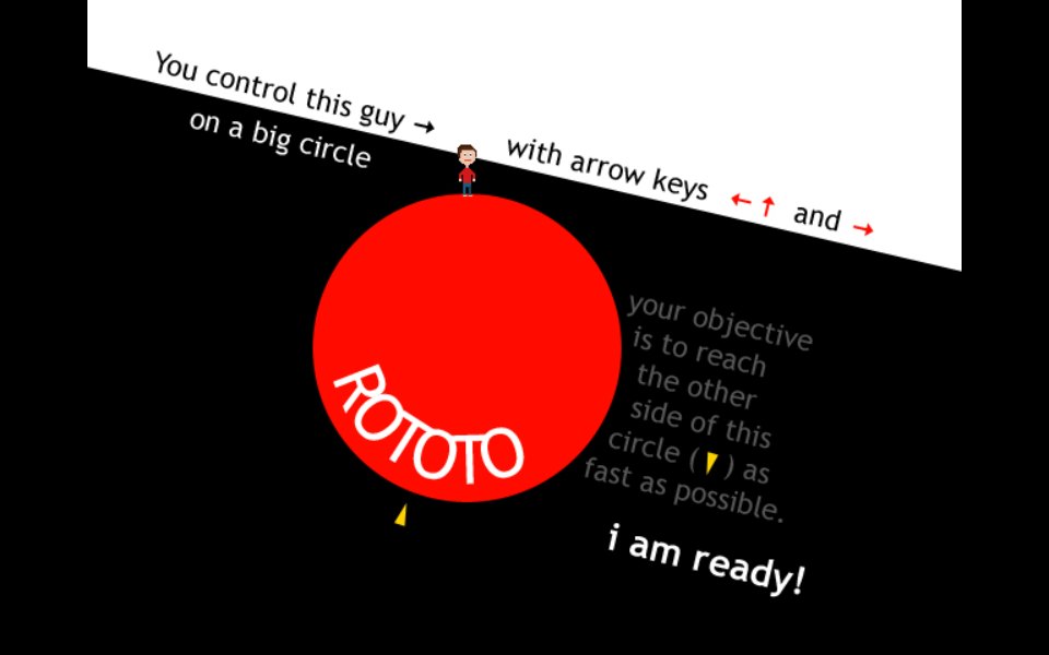 Rototo — the circle and the runner